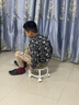 亚克力小凳子静音带万向轮儿童学步凳网红小椅子滑轮矮凳浴室凳 颜色随机【活动款】 实拍图