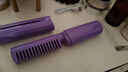 无线直发梳【戴森平替】负离子便携蓬松神器温控直卷两用男女通用内扣高颅顶不伤发便携礼物 紫色 30mm 【旗舰款】蓬松高颅顶+防烫设计 实拍图
