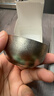钛杯纯钛茶碗主人杯双层钛合金功夫茶杯钛茶具钛酒杯家用茶具套装 纯钛双层茶碗-贵族银 实拍图
