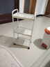 京东物流 落地小推车置物架家用玩具零食办公桌卫生间厨房储物架 白色三层 实拍图