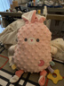 澳贝（auby）婴幼儿玩具豆豆绒小兔子毛绒安抚玩偶可入口水巾哄睡牙胶啃咬礼物 实拍图