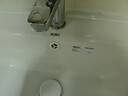 波彼（BOBI）台盆陶瓷一体盆洗手盆单盆阳台浴室柜卫生间半嵌入洗脸面盆池定制 【80*48CM】盆+弹跳下水+防臭管 实拍图