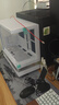 先马（SAMA）小惊鸿屏显版 白色MATX海景房游戏电脑机箱 硬件状态显示/270°全景/支持360水冷/9风扇位/Type-C 实拍图