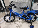 凤凰（Phoenix）儿童自行车宝宝脚踏车儿童折叠自行车3-8岁童车  陆寻 蓝色 14寸 实拍图