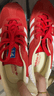 阿迪达斯（adidas）（adidas）三叶草男女鞋GAZELLE INDOOR低帮休闲鞋IF1808红白38.5 实拍图