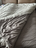 京东京造意式瓷磨四件套 60支长绒棉磨毛A类100%纯棉全棉床单被套床上冬天保暖双人 1.8m高级灰 实拍图