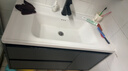 艺昕浴室柜陶瓷一体盆卫生间洗手盆洗脸盆柜组合智能镜套装洗漱洗手台 90CM轻奢灰智能款+全套配件 实拍图