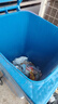 科力邦（Kelibang) 户外垃圾桶 大号加厚240L挂车商用塑料环卫垃圾桶带盖轮工业小区物业翻盖果皮箱 蓝色 实拍图