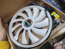 长城（Great Wall）深空200机箱风扇（20CM大尺寸/ARGB&供电即亮双模式/支持机箱LED调光/内外双光圈/脚垫） 实拍图