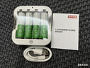 京东京造5号充电锂电池4粒套装 1.5V恒压快充 适用游戏手柄/键鼠/话筒/吸奶器/血压计/玩具赛车等 AA五号 实拍图