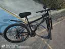 永久自行车成人山地车自行车学生男女铝合金变速公路自行车油碟单车 【铝架/全套轴承】黑金色 24速 27.5寸【推荐175-195cm】 实拍图