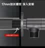 潜水艇（Submarine）F331H枪灰色黄铜加厚三角阀 止水阀 陶瓷阀芯国标4分（蓝色） 实拍图