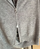 伊芙丽（eifini）朱珠代言无缝成型气质连帽拉链通勤羊毛针织开衫女秋冬新款上衣 灰色 XL 140-155斤 实拍图