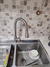 京东京造 厨房水龙头 抽拉式洗菜盆龙头 304不锈钢360°旋转冷热水3功能 实拍图