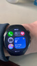 华为 【送礼送健康】HUAWEI WATCH 5 46mm基础款深锖色不锈钢表壳苍穹黑首创X-TAP智感窗eSIM通信手表 实拍图