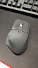 罗技（Logitech）大师系列 MX Master 3S 无线蓝牙鼠标 人体工学 办公 静音鼠标 高端 石墨黑 带无线接收器 实拍图
