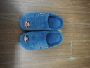 大嘴猴（paul frank）棉拖鞋男士秋冬季室内家居拖鞋毛绒保暖厚底棉鞋男款深蓝280PF607 实拍图