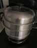 爱仕达（ASD）蒸锅不锈钢三层蒸锅家用蒸煮一体汤锅28CM蒸笼电磁炉燃气灶通用B3 实拍图