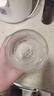 青苹果冰川石纹玻璃水杯320ml6只 加厚玻璃杯果汁杯啤酒杯高颜值高款 实拍图