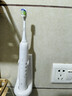 鸿蒙智选力博得电动牙刷智能声波牙刷优漾2 长续航全自动成人学生款情侣送男友送女友生日礼物光感白 实拍图