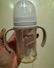 贝亲（Pigeon）自然成长翻盖直饮吸管 大童奶瓶330ml 经典款 18月+  AA278 实拍图