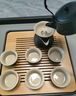 京东京造 茶具整套 功夫茶具陶瓷套装茶壶茶杯茶盘【黑陶提梁壶】 12件套  实拍图
