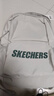 斯凯奇（Skechers）双肩包男女同款学生经典红色书包时尚大容量休闲运动旅行通勤背包 月球灰/00MV 实拍图