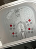 美的（Midea）泡脚桶足浴盆电动泡脚盆高深桶加热全自动按摩洗脚智能恒温家用过膝盖小腿生日礼物送父母长辈父亲 【电动旗舰款】漏保插头+太极按摩+4大模式+涌泉 实拍图
