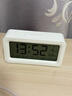 得力（deli）儿童节充电电子闹钟背光家用学生儿童温湿度计床头钟开学升学必备白 LE103A开学必备新年礼物 实拍图