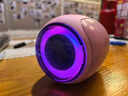 小米芯德国蓝牙音箱品质立体小型环绕低音炮迷你便携式适用曼哈顿琉璃音响家用无线小钢炮 升级版少女粉强劲重低音HIFI音 实拍图