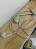 联想（Lenovo）有线耳机 HIFI音质高解析音频带麦降噪直播k歌唱歌音乐运动半入耳式游戏耳机3.5mm礼物 YF01紫色 实拍图