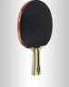 红双喜（DHS）狂飚五星级乒乓球拍横拍双面反胶弧圈结合快攻H5002 附拍套 实拍图