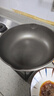 小熊（Bear）炒锅不粘锅含钛0氟耐磨加大平底煎炒锅家用带玻璃盖炉灶通用 30cm 实拍图