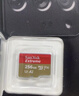 闪迪（SanDisk）256GB TF(MicroSD)内存卡 4K极速金卡A2 V30 U3行车记录仪 运动相机无人机 监控存储卡 读190MB/s 实拍图