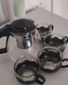 【京东物流】茶壶套装整套茶具大容量玻璃茶杯带滤网耐高温泡茶具 1000ML一壶+四杯套装【无茶盘】 实拍图