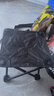 贤特休闲折叠钓鱼椅子带靠背便携式垂钓椅画画美术写生凳渔具用品 黑 实拍图