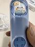 语季手持桌面吸尘器USB可充电学生桌面清理神器3档超大吸力橡皮屑纸屑清洁卡通造型蓝色小型吸尘器 实拍图