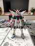 万代（BANDAI） 高达模型 mg  1/100 敢达模型拼装玩具 机甲机器人金刚玩具 MG 自由高达 2.0 实拍图
