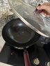 传世家徽（Muceski）炒锅铁锅无涂层锅家用炒菜锅极铁平底不粘锅燃气电磁炉通用已开锅 30无盖-【健康无涂层极铁锅】（免开锅） 30cm 实拍图