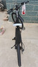 EG7山地自行车成人学生变速越野单车双减震赛车26寸青少年男女 辐条【加厚防滑轮-更安全】黑白 26寸21速【适合：160-180CM】 实拍图