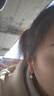 倾龄999纯银天然淡水珍珠耳钉女防堵养耳洞小耳环高级感耳骨钉耳饰4mm 实拍图