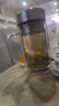 富光双层玻璃杯支持团购定制泡茶杯办公杯带把 大容量男女水杯子580ML 实拍图