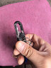 甫能 欧美达男士商务腰挂汽车钥匙扣挂件女锁匙扣创意双环钥匙圈钥匙 黑 实拍图