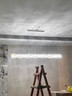 贾小姐的店后现代餐厅吊灯轻奢时尚大气水晶灯设计师款创意餐桌吧台长条灯具 金色款-120CM三色变光 实拍图