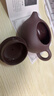 【采销推荐】宜兴原矿紫砂壶名家手工泡茶壶单人旅行功夫茶具套装 截盖网孔·独饮小品 150ml 实拍图