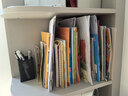 舒星可伸缩书立架桌面书立金属书架书本文件收纳置物架高中生书桌书夹折叠固定学生夹书挡板放书支架 实拍图