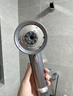 GuGuGo【德国】强劲增压花洒淋浴喷头带软管一套家用多功能手持莲蓬喷头 双涡轮增压花洒-枪灰 四档调节丨一键止水丨通用安装 实拍图