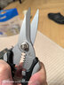 京选（JERXUN）电工剪刀6寸不锈钢剥线钳多功能铁皮剪子线槽剪电缆扒皮钳压线钳 实拍图