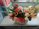 芊芊细语斗南基地直批发玫瑰鲜花全国速递配送女友礼物家用水养插花家庭 精选--随机百合10朵+送保鲜剂 实拍图