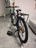 金武端自行车成人山地车公路赛车单车骑行变速超轻越野中学生初中青少年 顶配版-辐条轮-黑白色 26寸21速 实拍图